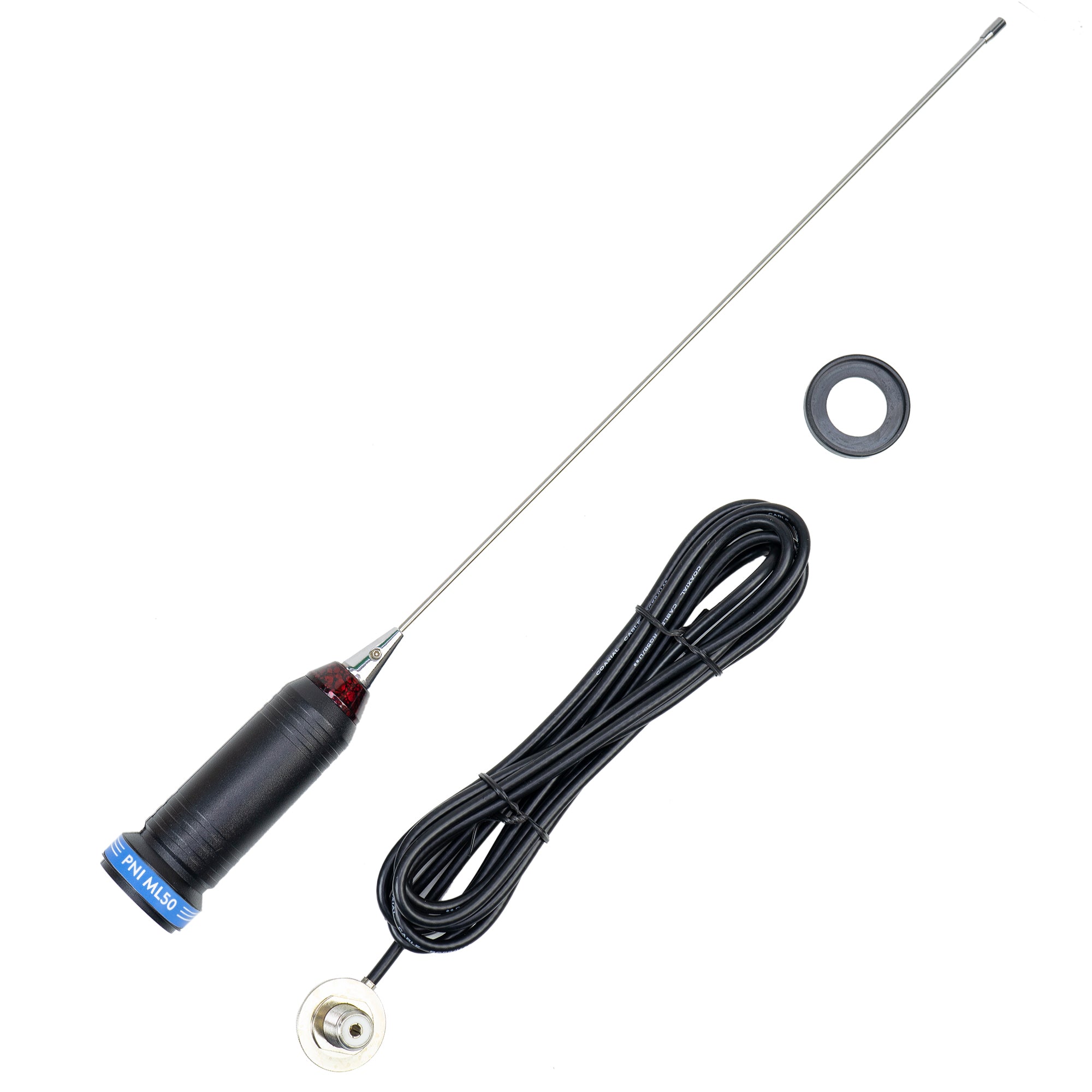 ANTENA CB PNI ML50, LUNGIME 48CM, CU CABLU RG58, FARA MUFA PL259