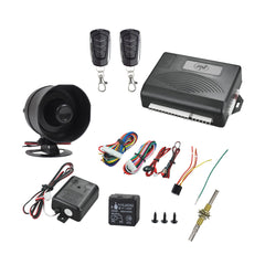 ALARMA AUTO CU 2 TELECOMENZI SI MODUL INCHIDERE CENTRALIZATA (FARA ACTUATORI)(include taxa de timbru verde)