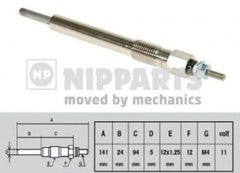 Bujie incandescenta OPEL FRONTERA A Sport 5 SUD2 NIPPARTS J5719002