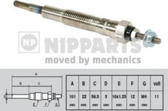 Bujie incandescenta SUZUKI VITARA Cabrio ET TA NIPPARTS J5718000