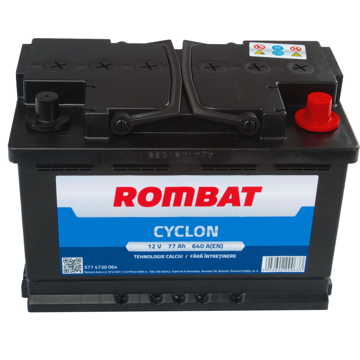 Acumulator Rombat Cyclon 77 Ah