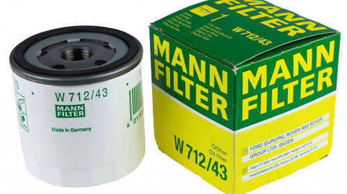 Filtru Ulei Mann Filter Ford Orion 1 1983-1986 W712/43