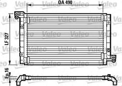 Radiator clima FIAT MAREA 185 VALEO 817384