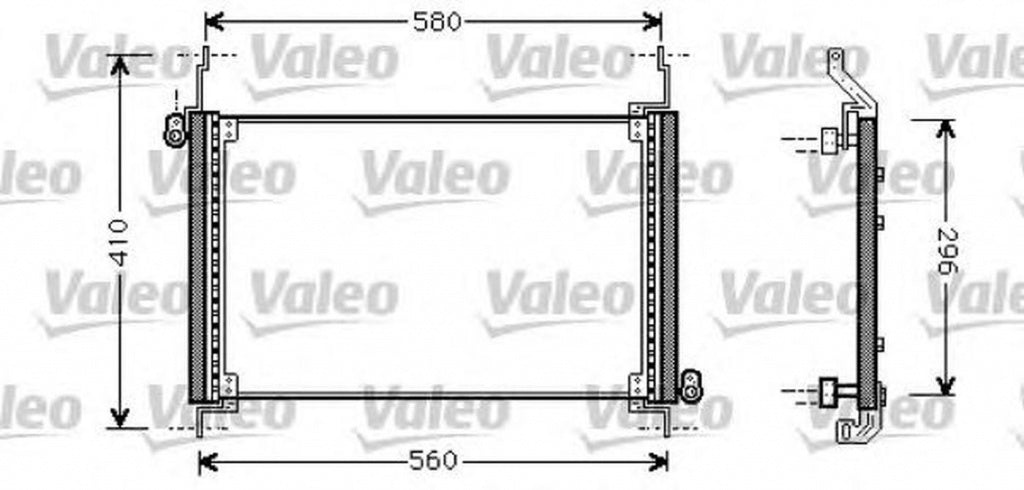 Radiator clima FIAT MULTIPLA 186 VALEO 818007