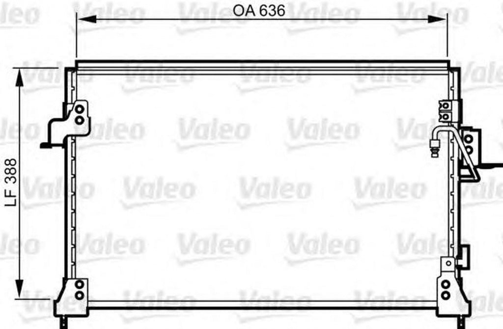 Radiator clima LAND ROVER DISCOVERY II LJ LT VALEO 818025