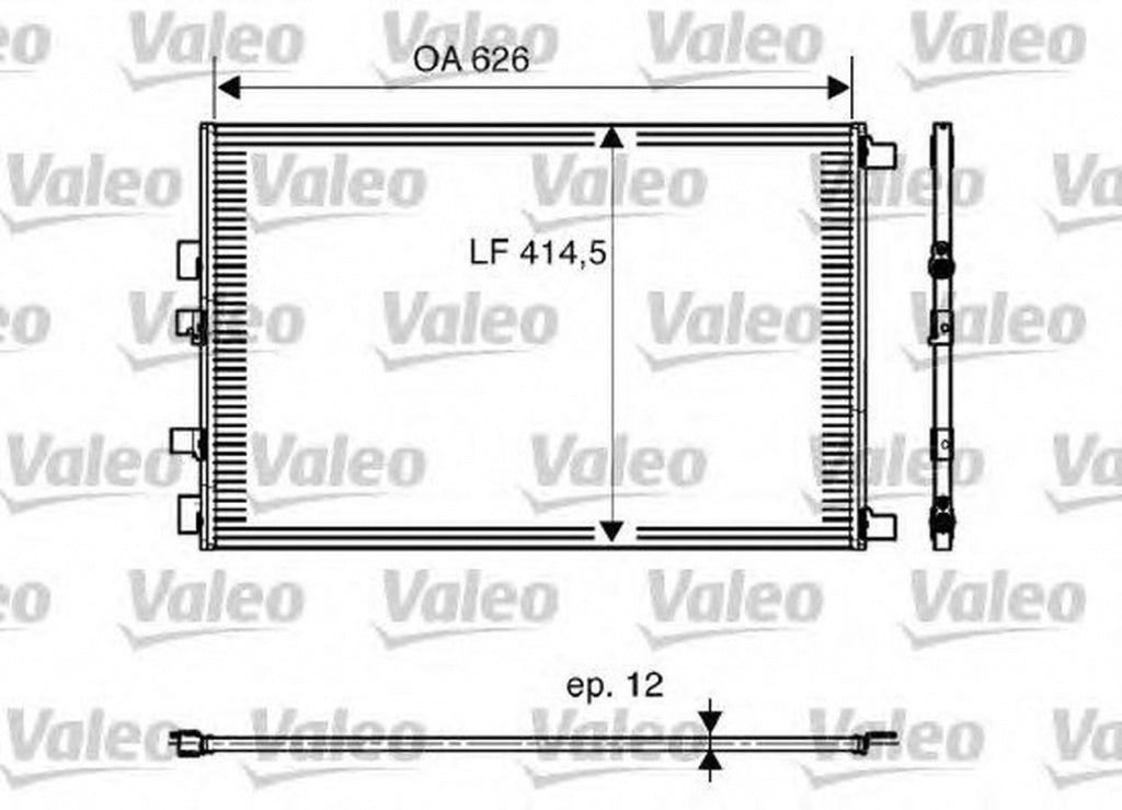 Radiator clima RENAULT MEGANE II combi KM0 1 VALEO 818002
