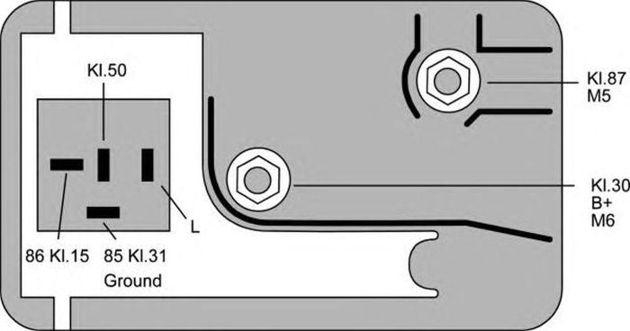 Releu bujii PEUGEOT J5 caroserie 290L HELLA 4RV008188081