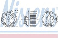 Ventilator habitaclu bord ALFA ROMEO GT 937 NISSENS 87185
