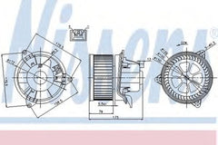 Ventilator habitaclu bord FORD MONDEO III combi BWY NISSENS 87027