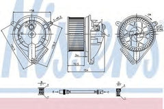 Ventilator habitaclu bord MERCEDES-BENZ V-CLASS 638 2 NISSENS 87052