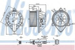 Ventilator habitaclu bord NISSAN INTERSTAR platou sasiu NISSENS 87024